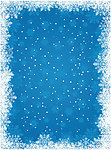 雪花背景矢量素材