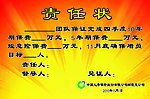 中国人寿保险责任状范本