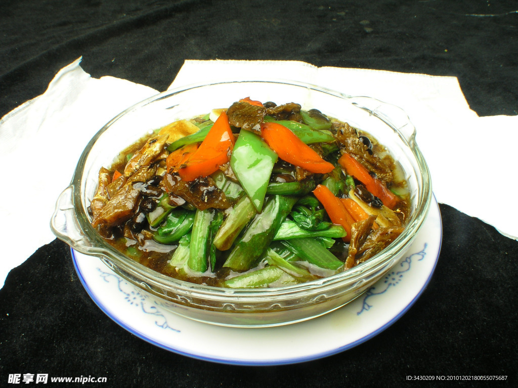 豆豉鲮鱼油麦菜