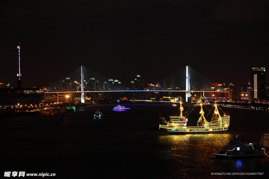 南浦大桥夜景