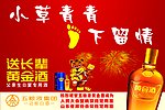 黄金酒宣传