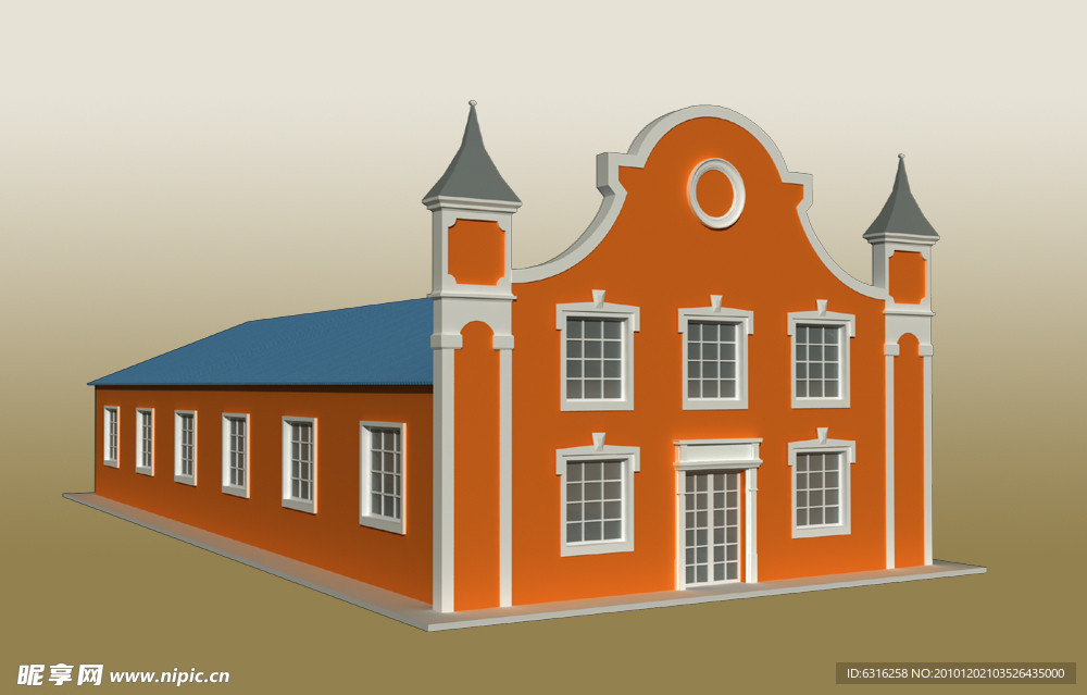 荷兰建筑模型