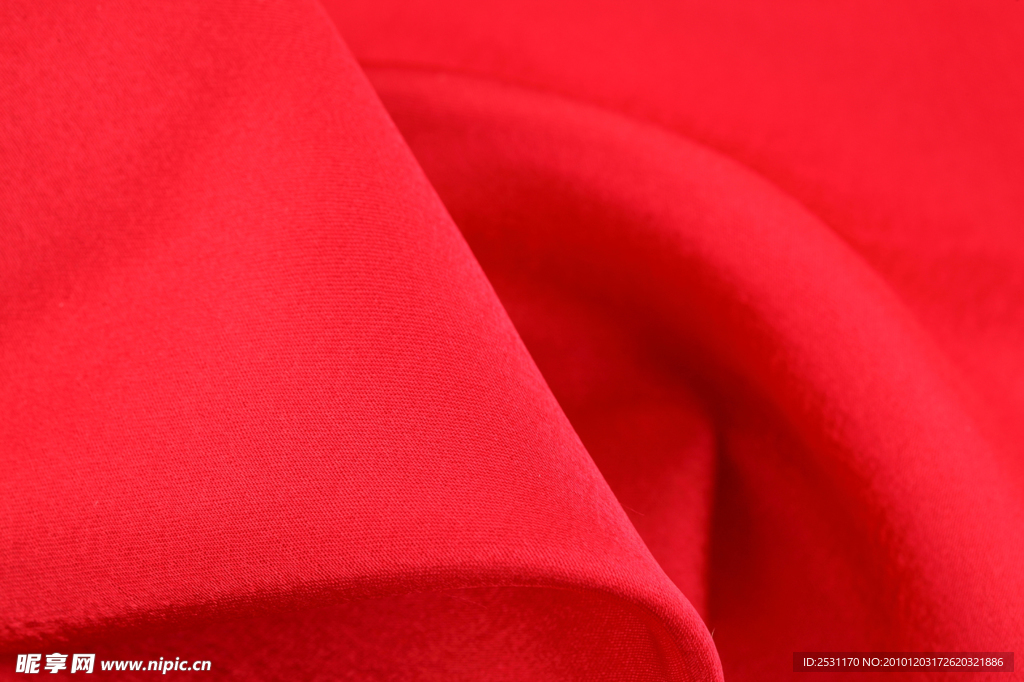 红色高清丝绸