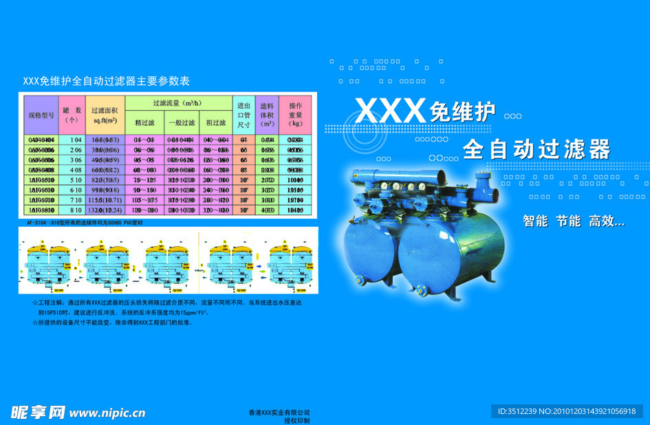 水处理设备折页 封面