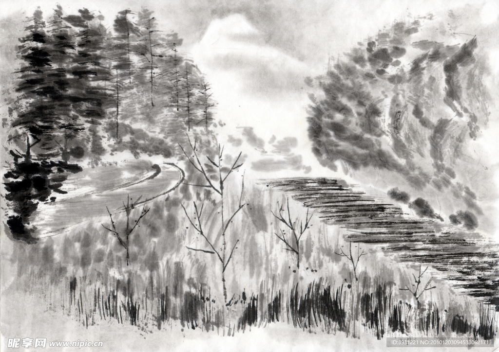 水墨画