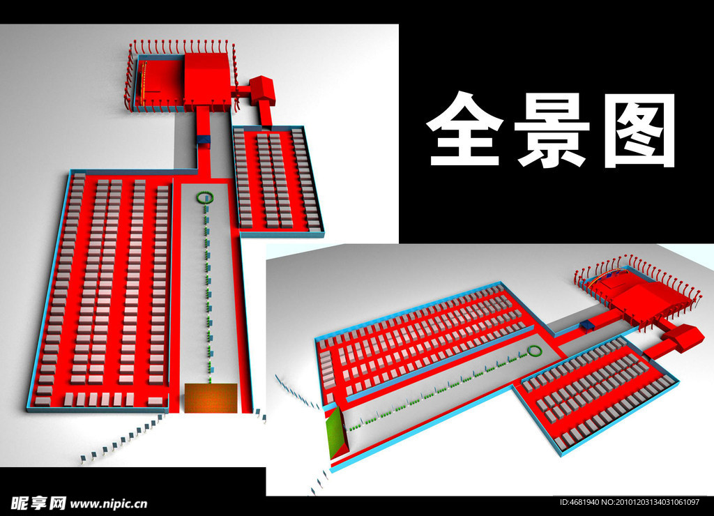 奠基仪式全景俯视图