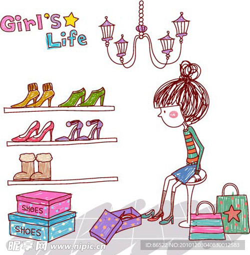 女生的生活 Girl s Life 鞋店