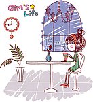 女生的生活 Girl s Life 喝饮料