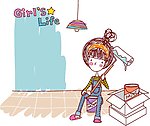 女生的生活 Girl s Life 粉刷