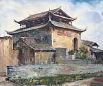 高清风景油画