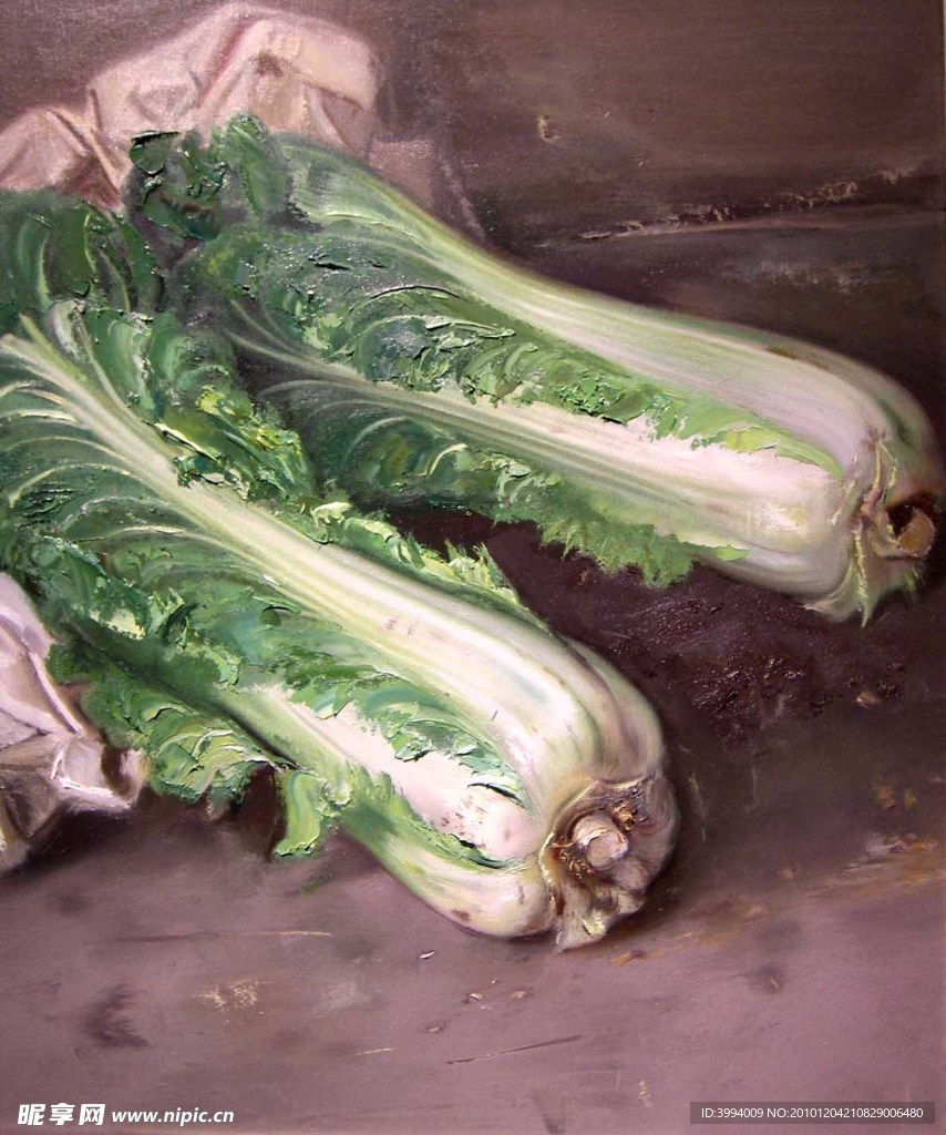 油画静物