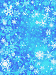 梦幻雪花背景