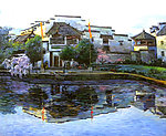 抽象 油画 山水 风景画