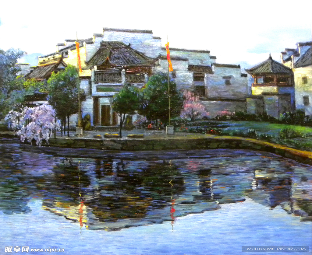抽象 油画 山水 风景画