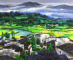 抽象 油画 山水 风景画