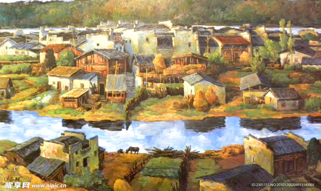 抽象 油画 山水 风景画