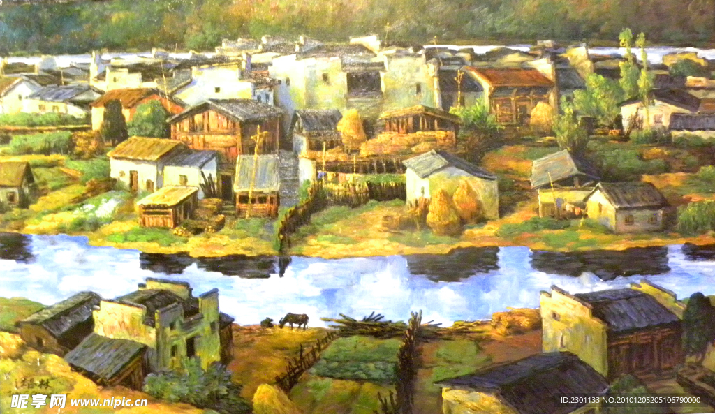抽象 油画 山水 风景画