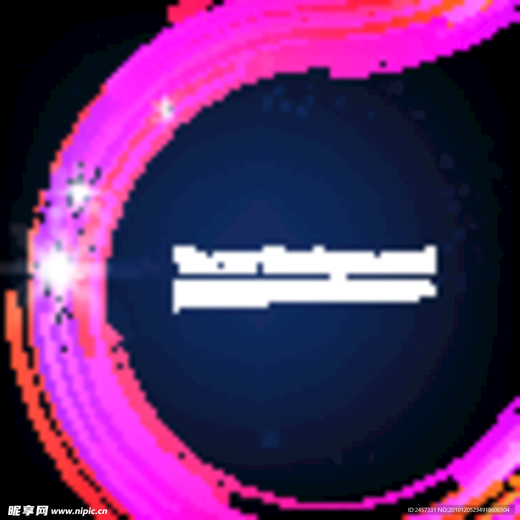 弯曲动感线条光线