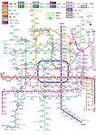 2011年北京地铁矢量图及2015年的规划图
