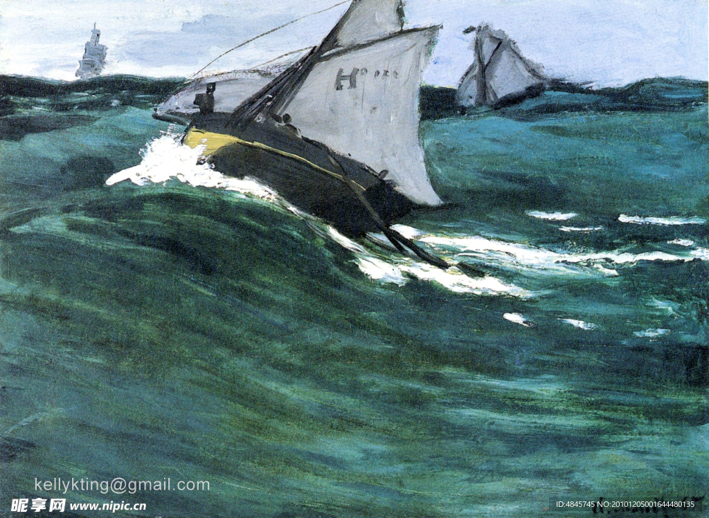 印象派油画
