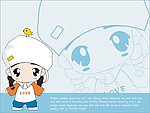 卡通小女孩