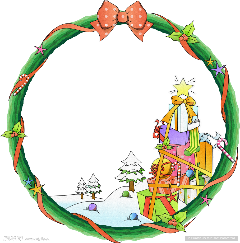 圣诞展板