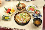 猪排盖饭定食