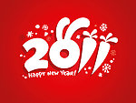 2011新年主题矢量素材