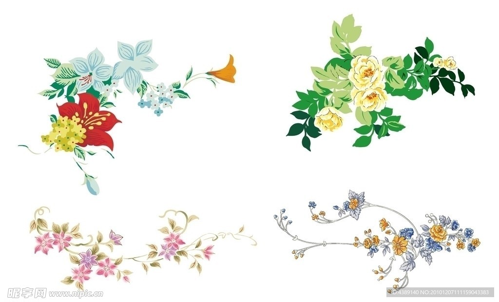 矢量花