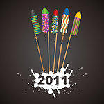 2011新年主题矢量素材
