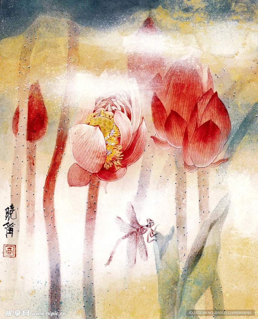 莲香图