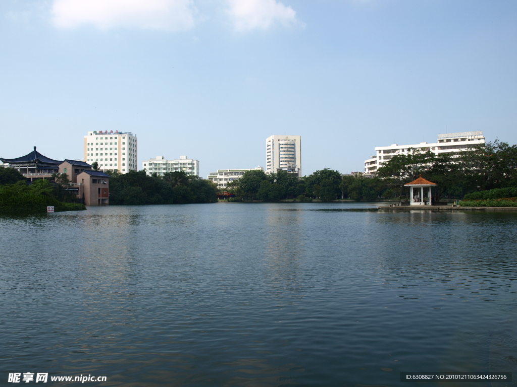 海南海口西湖风光