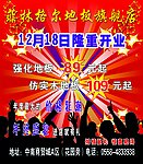 菲林格尔地板宣传车体