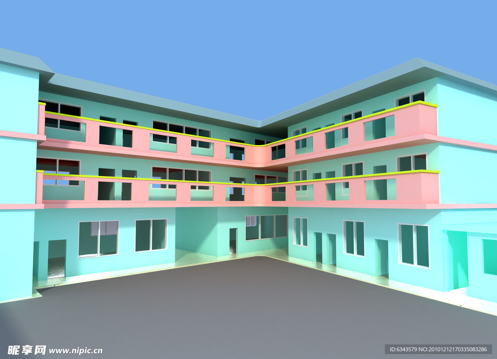 幼儿园建筑模型
