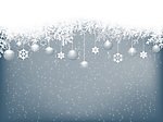 雪花背景矢量素材