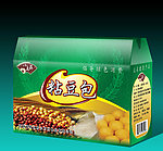 粘豆包食品包装箱（展开图）