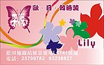 时装花纹 名片