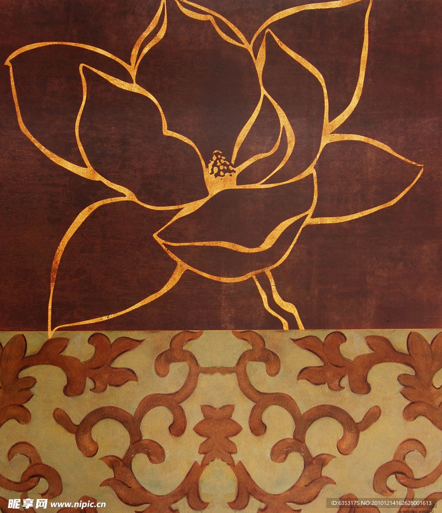 手绘画 装饰画 画芯