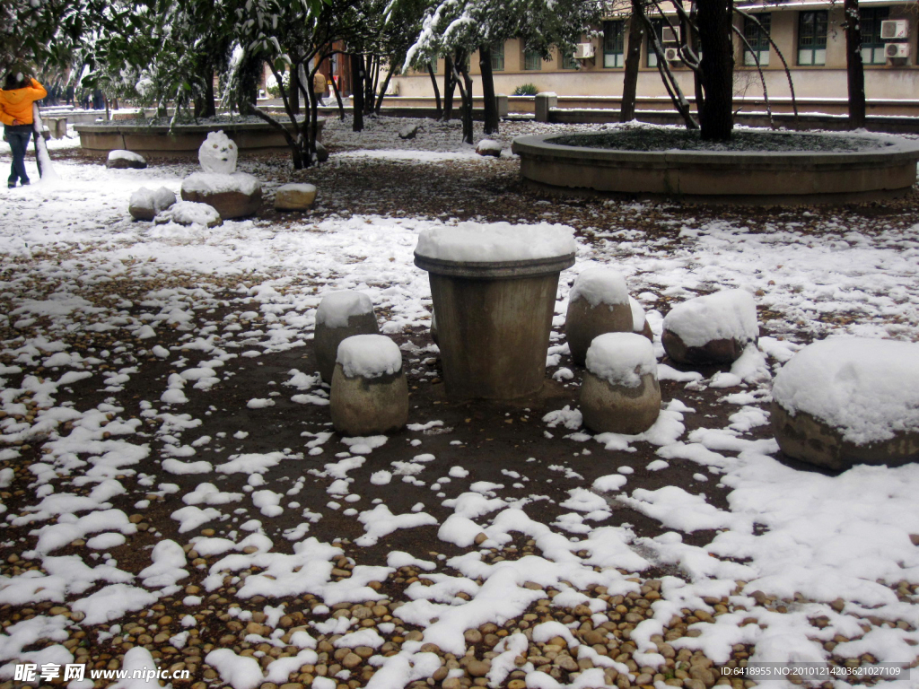 下雪天