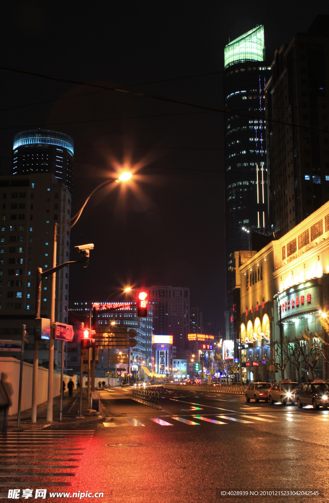 上海徐家汇夜景