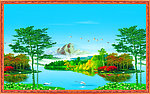 风景壁画