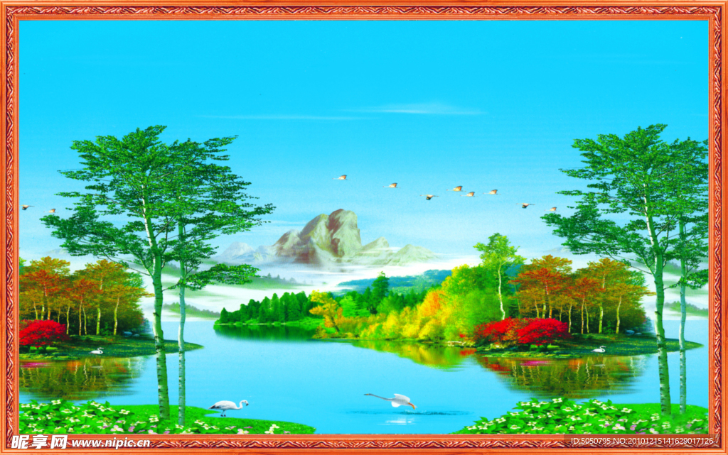 风景壁画