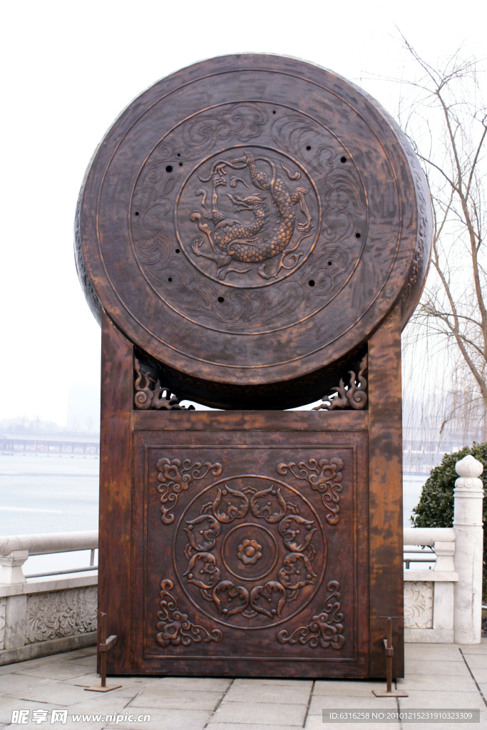铜鼓 鼓雕 古代鼓 唐代铜鼓