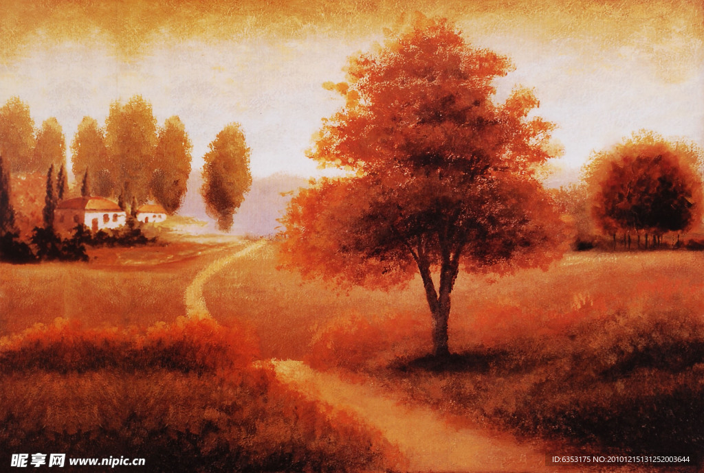 手绘画 装饰画 画芯