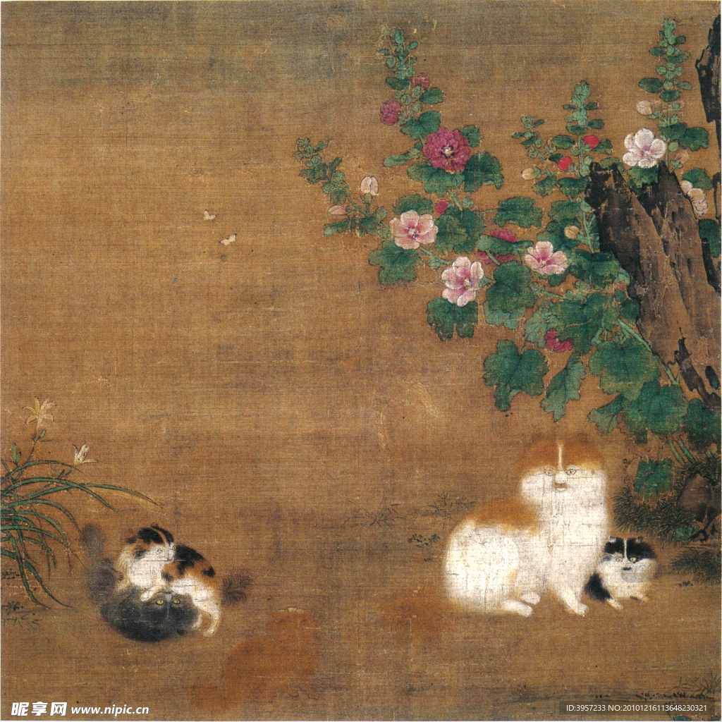 宋人画猫 古画