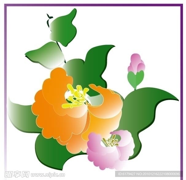 生机盎然的花