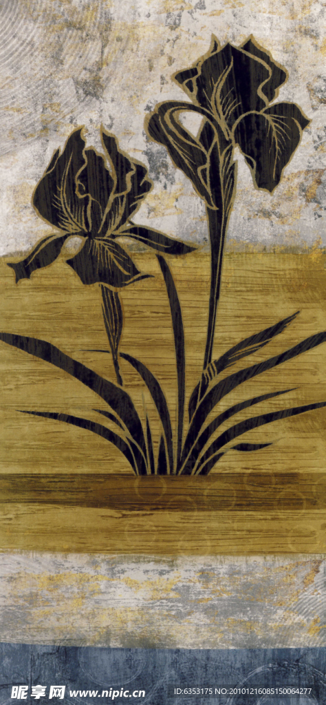 手绘画 装饰画 画芯