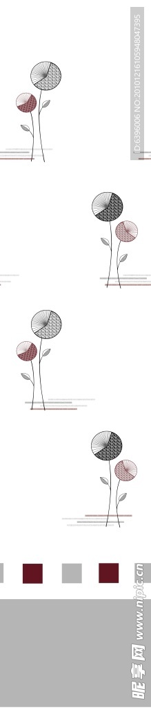 窗帘花