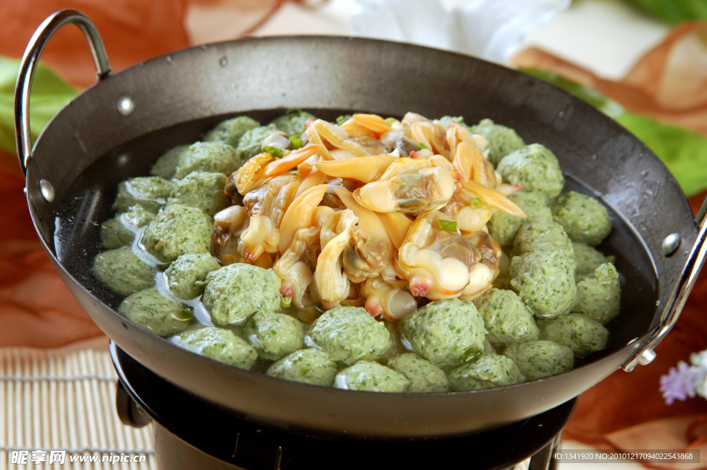 野菜海鲜锅
