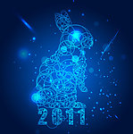 2011新年主题矢量素材